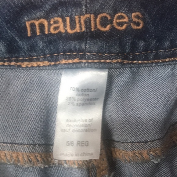 Maurices Straight Leg Jeans 5/6 Regular - Picture 4 of 5